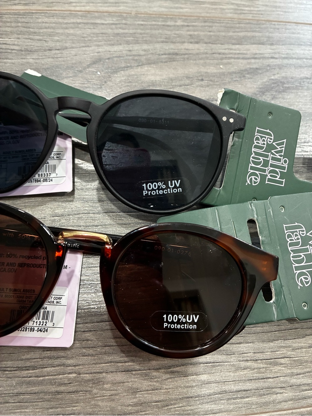 Wild Fable Round Sunglasses - Black and Tortoiseshell - Picture 2 of 3